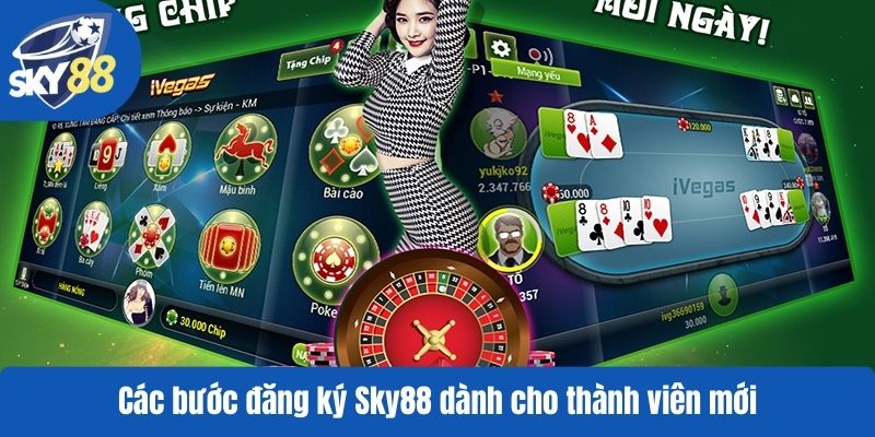 Các bước đăng ký Sky88 dành cho thành viên mới